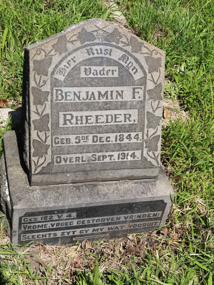 RHEEDER Benjamin F. 1844-1914