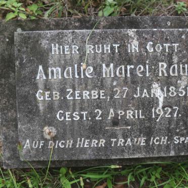 RAU Amalie Marei 1851-1927