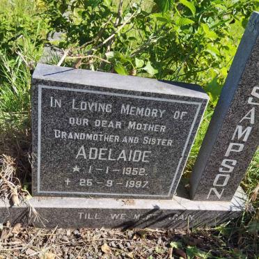 SAMPSON Adelaide 1952-1997