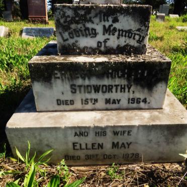 STIDWORTHY Ernest Richard -1964 & Ellen May -1978