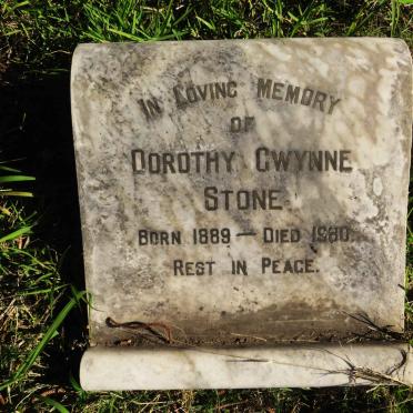 STONE Dorothy Gwynne 1889-1980
