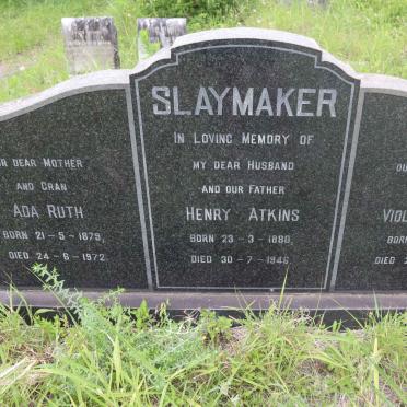 SLAYMAKER Henry Atkins 1880-1946 &amp; Ada Ruth 1879-1972 :: SLAYMAKER Violet Gladys 1911-1935
