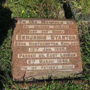 STANTON Benjamin 1860-1940