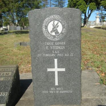 STEDMAN E. -1943