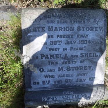 STOREY :: VAN DER WALT