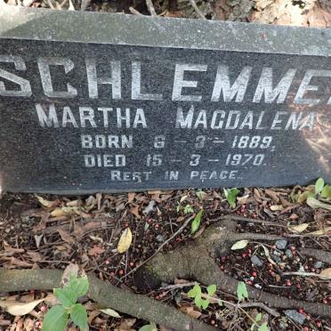 SCHLEMMER Martha Magdalena 1889-1970
