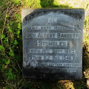 STUMBLES Albert Barrett 1862-1946