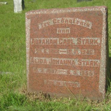 STARK Abraham Carl 1888-1946 &amp; Alida Johanna 1887-1955