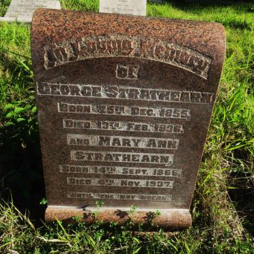 STRATHEARN George 1855-1936 & Mary Ann 1866-1937