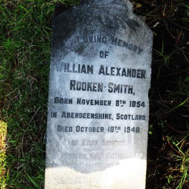SMITH William Alexander, ROOKEN- 1854-1948