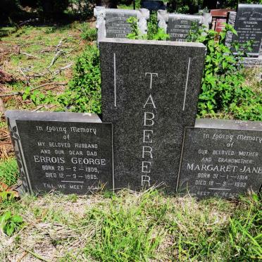 TABERER Errois George 1909-1965 & Margaret Jane 1914-1993