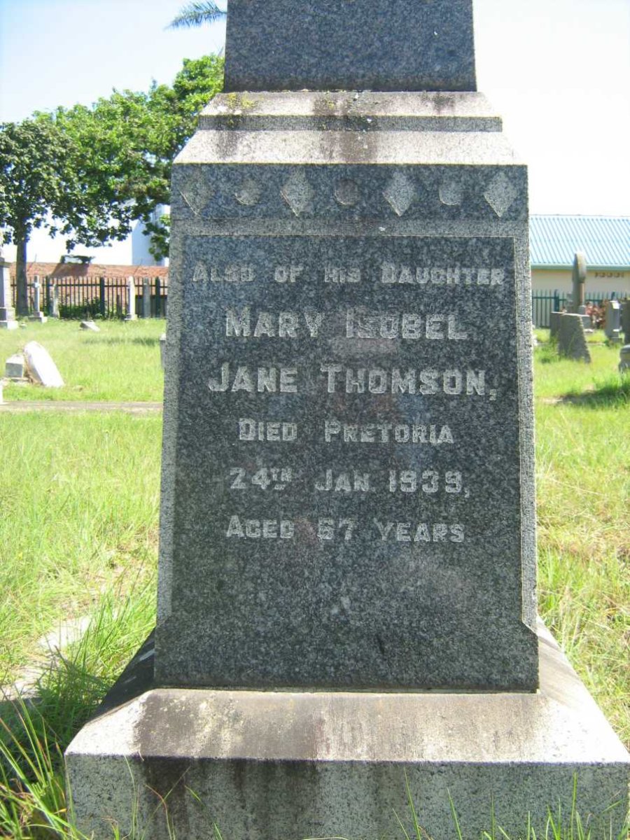 THOMSON Mary Isobel Jane -1939 