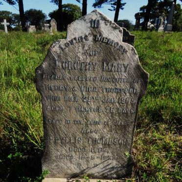 THOMPSON Dorothy Mary -1905 :: THOMPSON Phyllis 1909-1923
