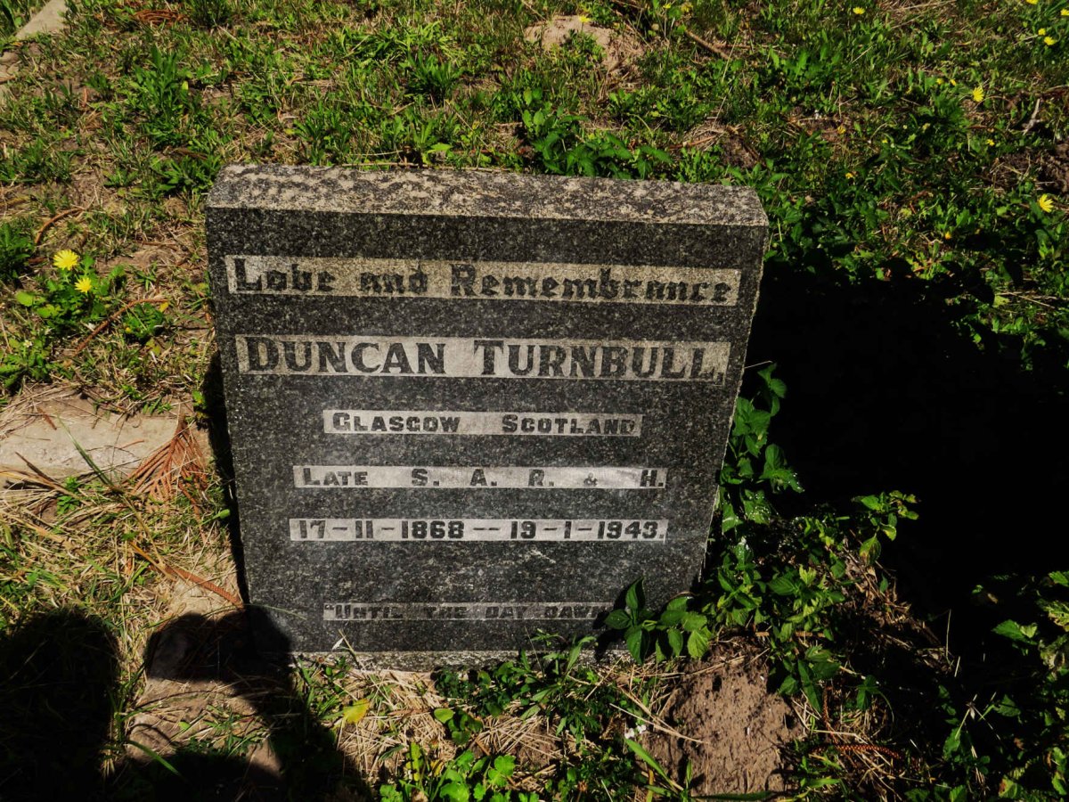 TURNBULL Duncan 1868-1943
