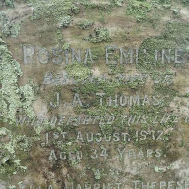 THOMAS Rosina Emiline -1902
