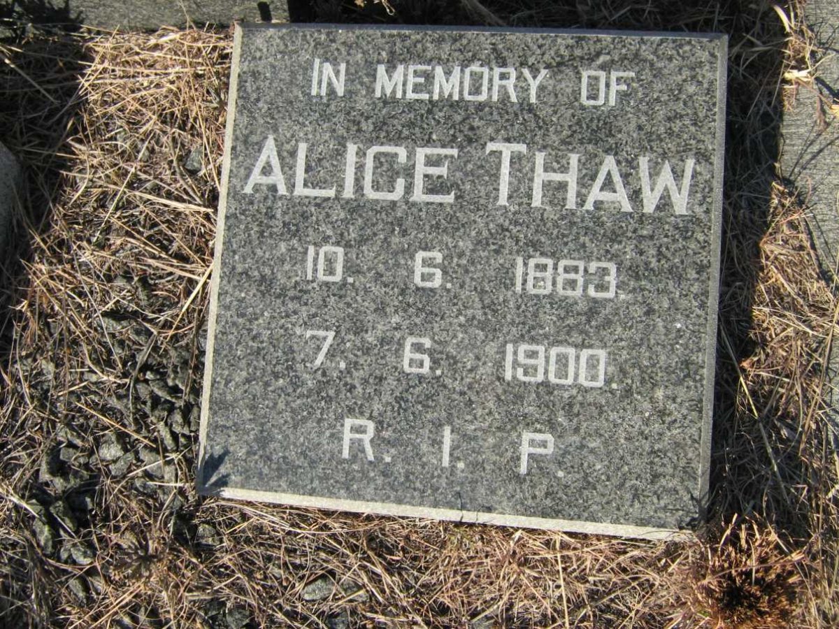 THAW Alice 1883-1900