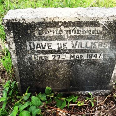 VILLIERS Dave, de -1947