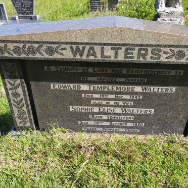 WALTERS Edward Templemore -1942 & Sophie Elise SCHWITZER -1950