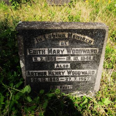 WOODWARD Arthur Henry 1880-1967 & Edith Mary 1889-1946