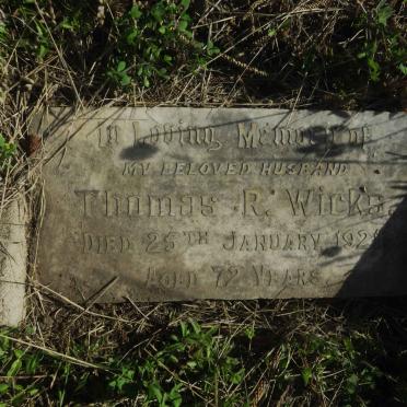 WICKS Thomas R. -1921