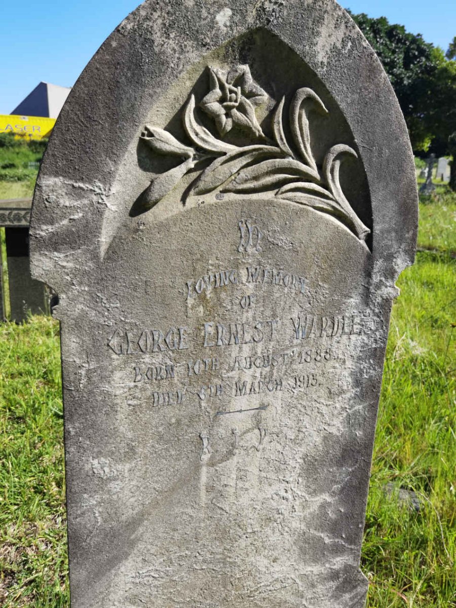 WARDLE George Ernest 1888-1913