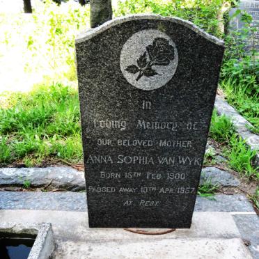 WYK Anna Sophia, van 1900-1957