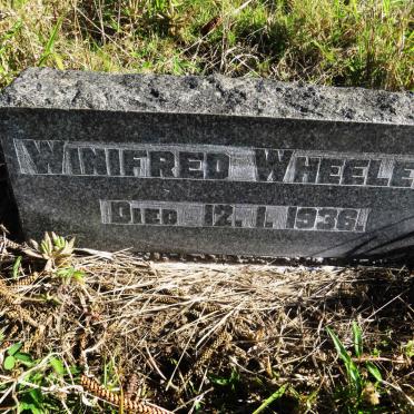 WHEELER Winifred -1936