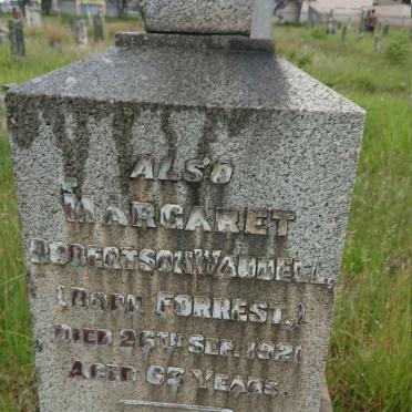 WADDELL Margaret Robertson nee FORREST -1921 :: FORREST Alexander Robertson -1907 :: WADDELL Robert Aitken -1910