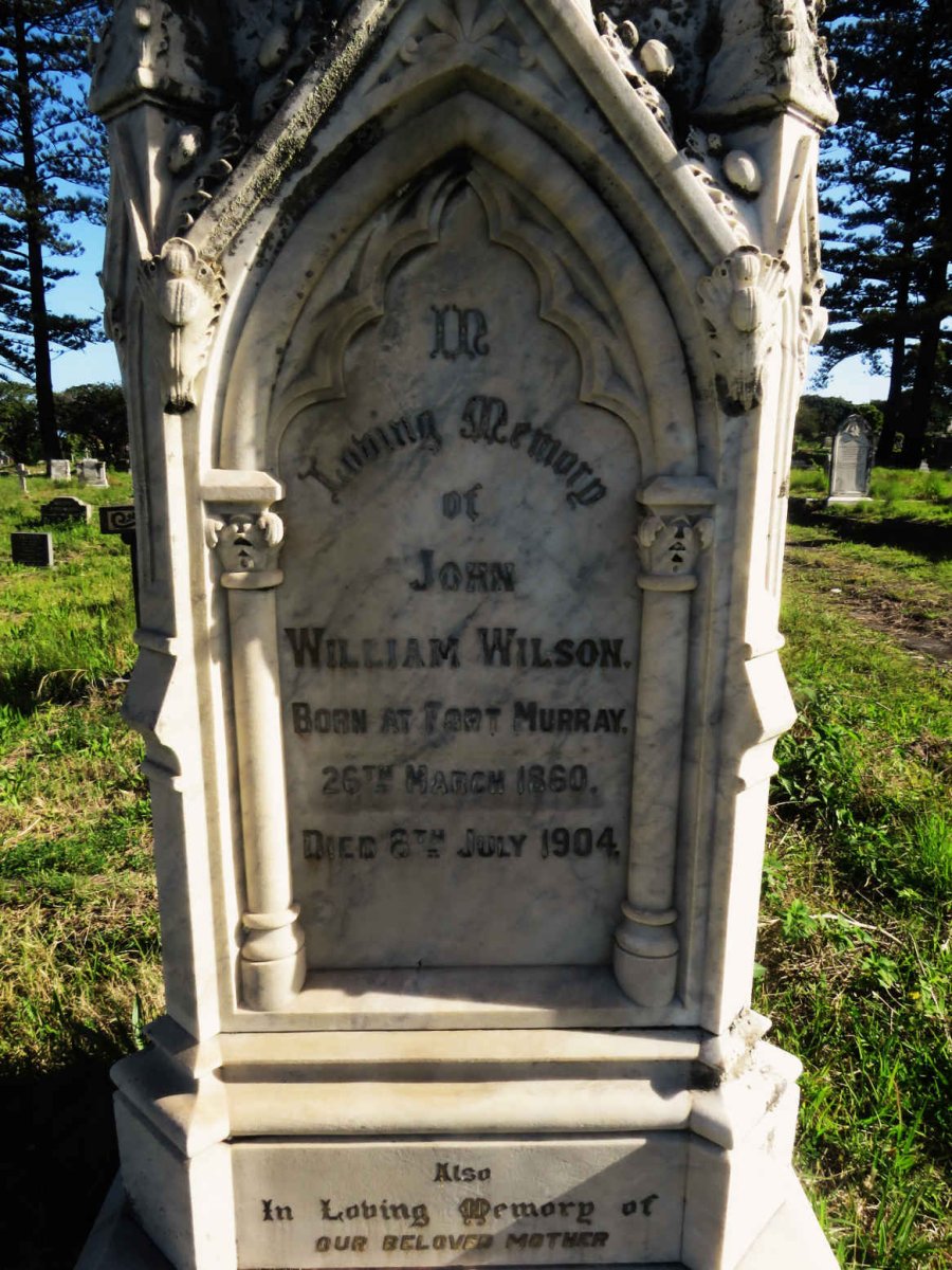 WILSON John William 1860-1904