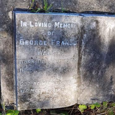 WALSH George Francis 1876-194?