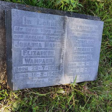 WAMPACH Cornelius Johannes 1892-1960 &amp; Johanna Maria Elizabeth 1893-1943