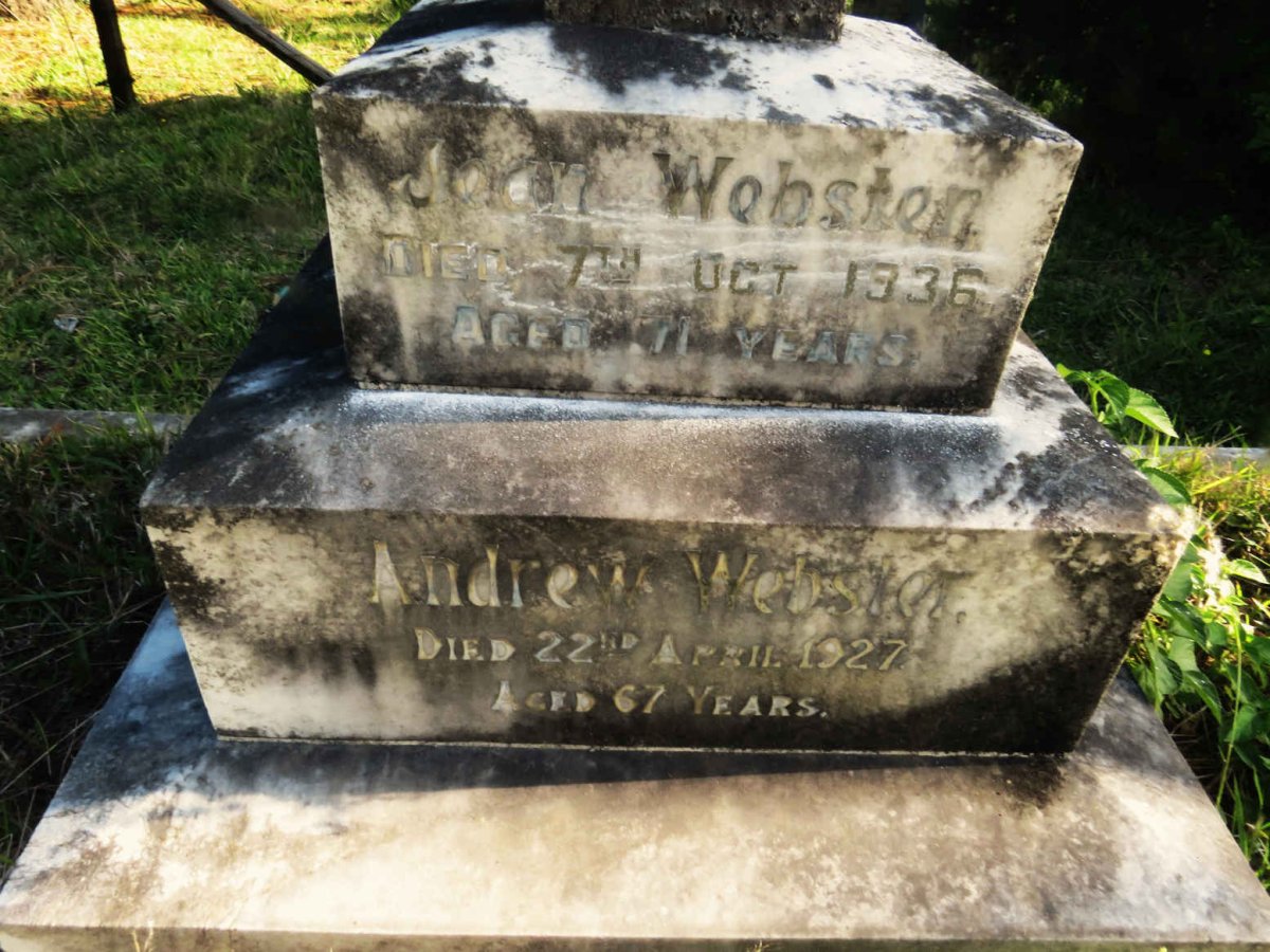 WEBSTER Andrew -1927 :: WEBSTER Jean -1936