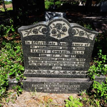 WELLS Albert Edward 1877-1943 & Elmira Engaretha 1880-1947