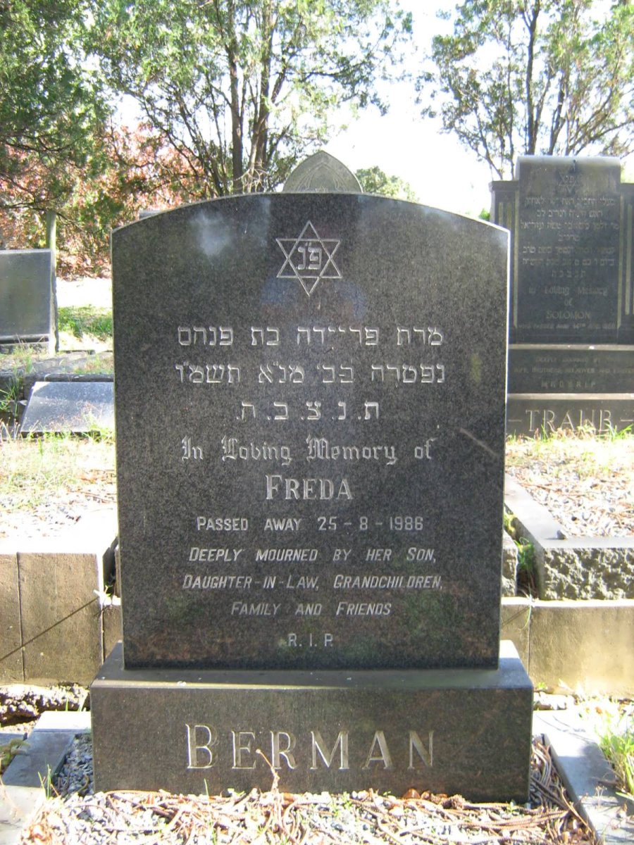 BERMAN Freda -1986