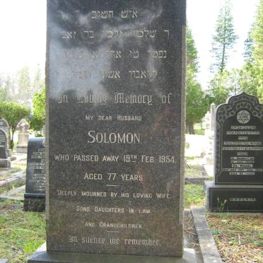 BERMAN Solomon -1954