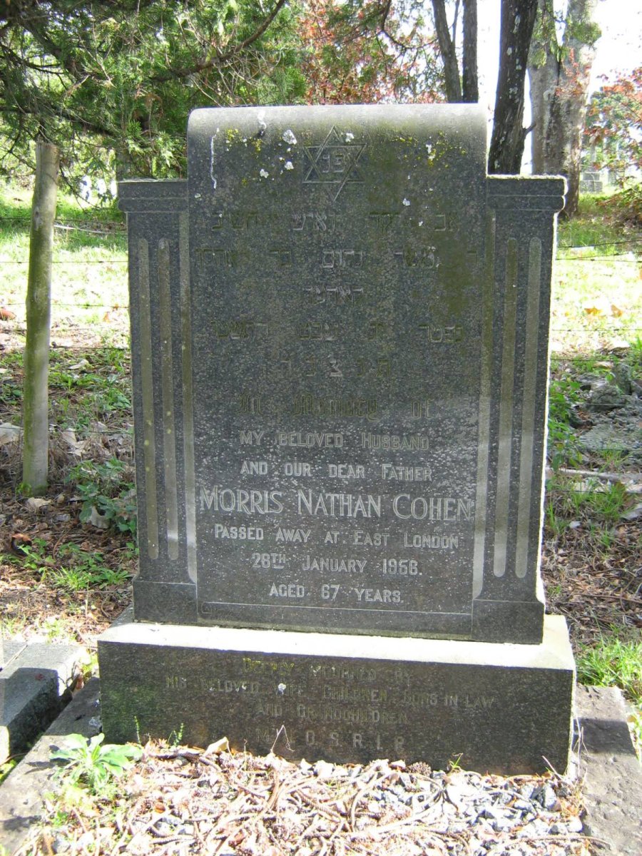 COHEN Morris Nathan -1956 
