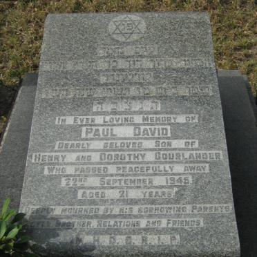 COURLANDER Paul David -1945