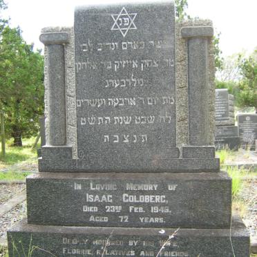 GOLDBERG Isaac -1949 