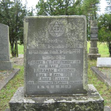 GERSOHN Abraham -1926
