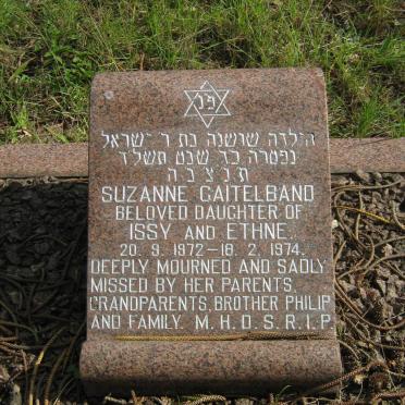 GAITELBAND Suzanne 1972-1974