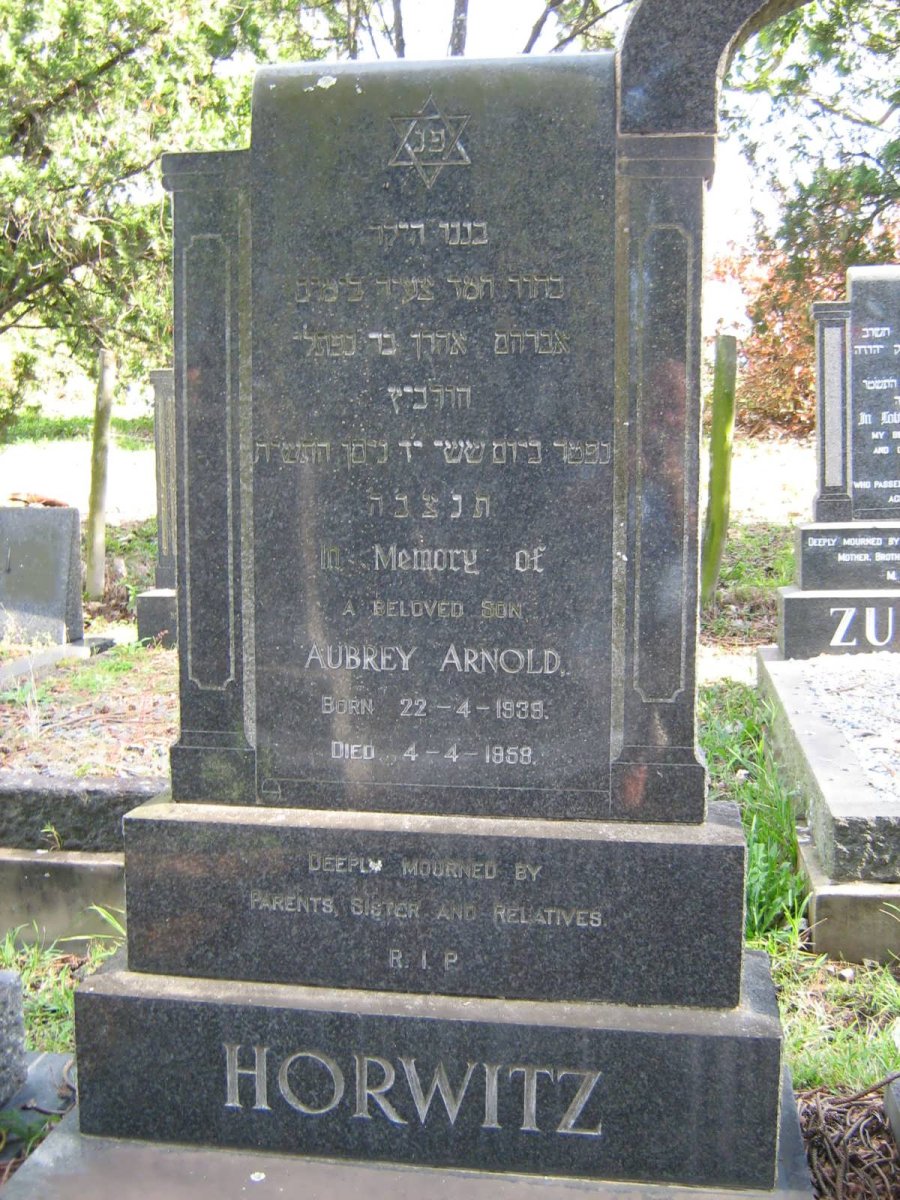 HORWITZ Aubrey Arnold 1939-1958