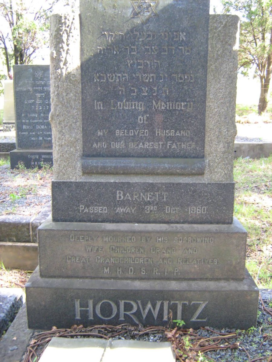 HORWITZ Barnett -1960
