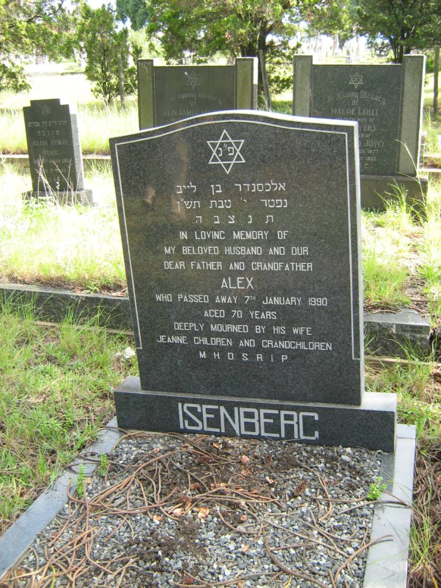 ISENBERG Alexander George -1990