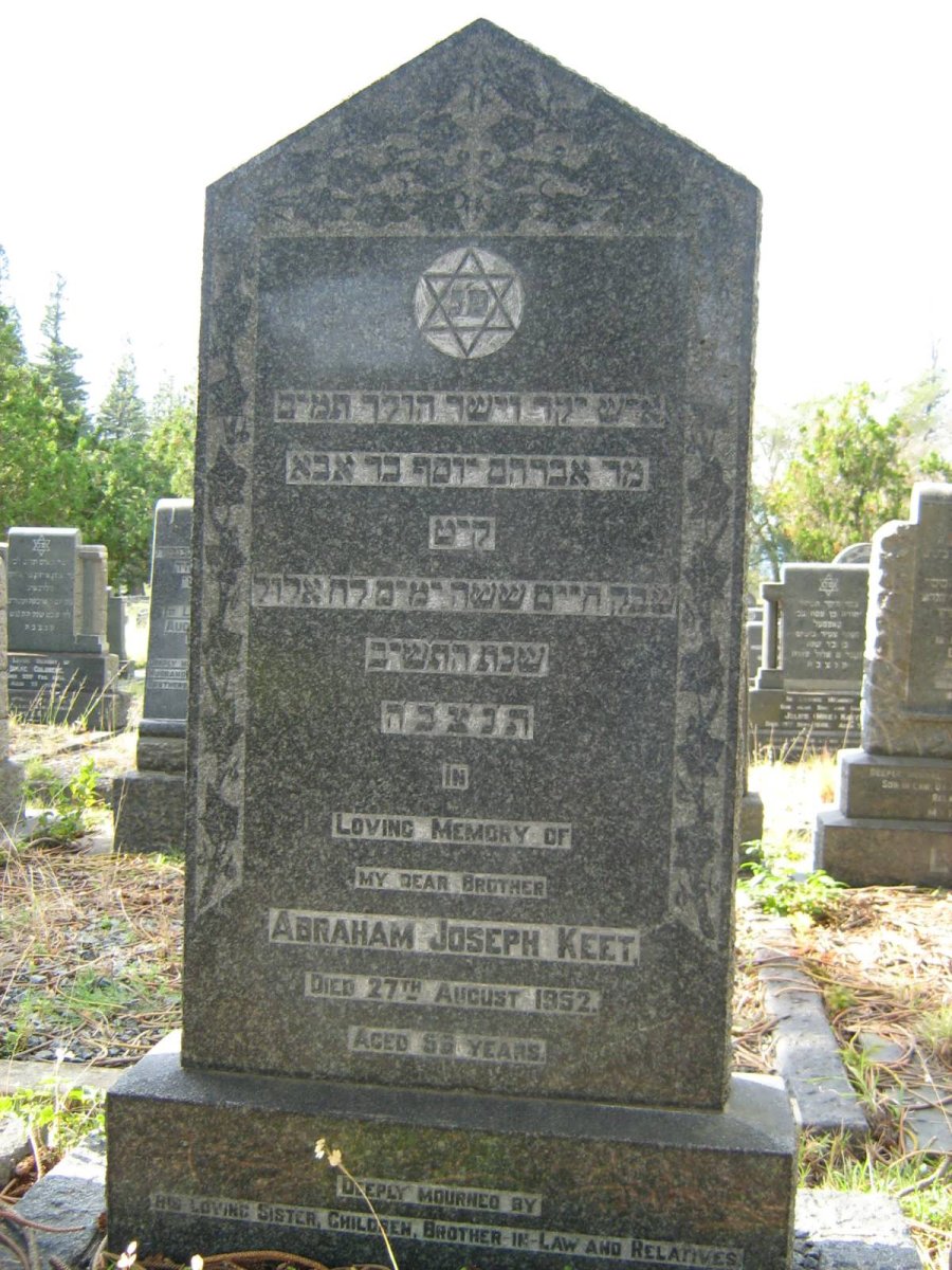 KEET Abraham Joseph -1952 