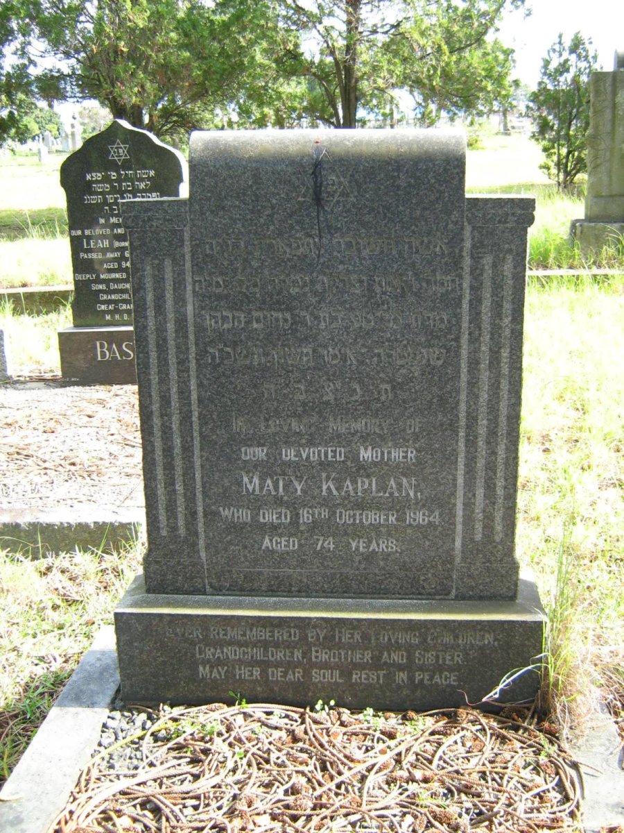 KAPLAN Maty -1964   