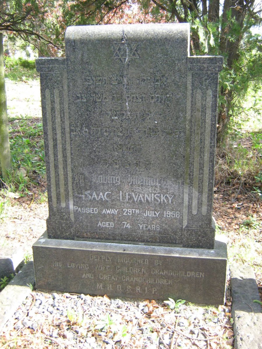 LEVANISKY Isaac -1956 