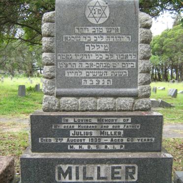 MILLER Julius -1939  