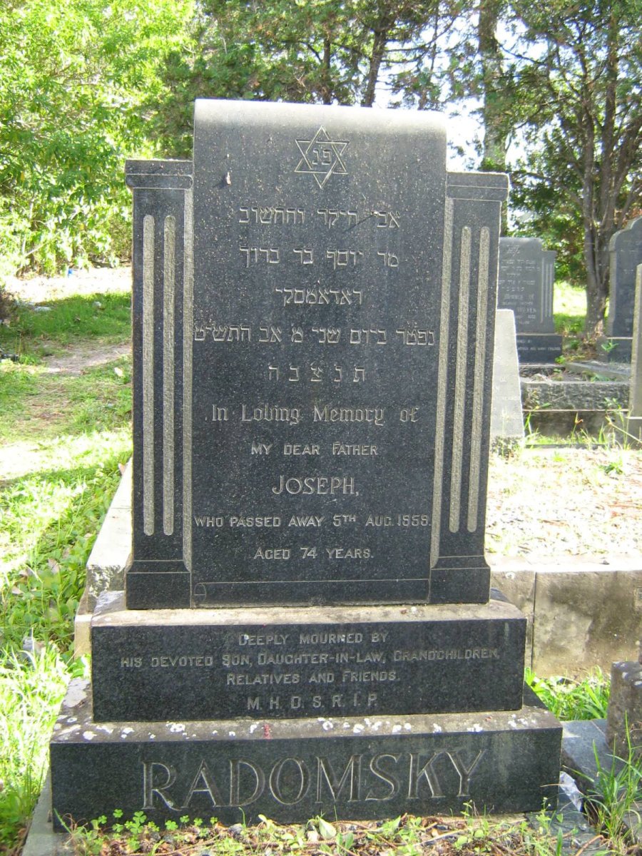 RADOMSKY Joseph -1959 