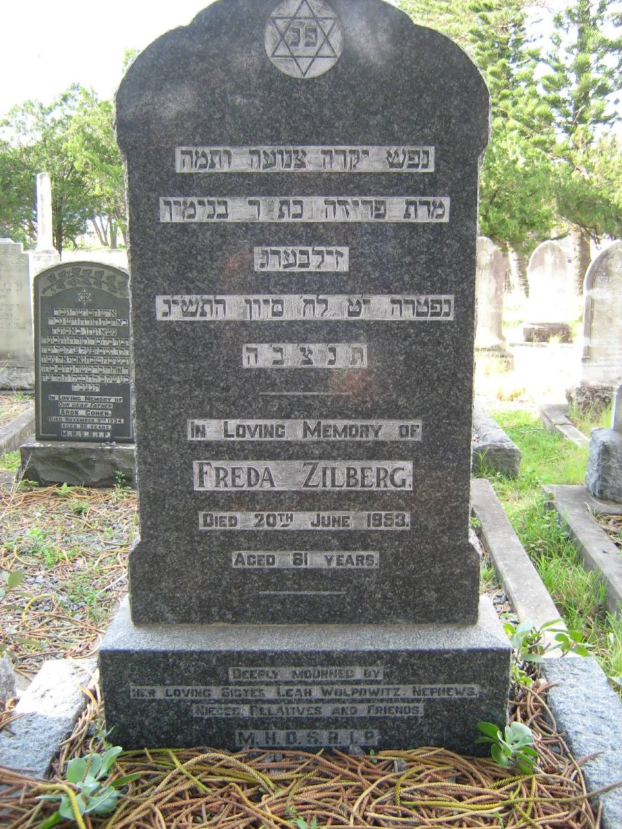 ZILBERG Freda -1953