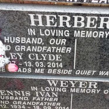 HERBERT Kensley Clyde 1937-2014